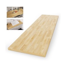 Butcher Block Countertop Wood Tabletop - Premium 3.98ft, 47.76"x25"x1.5" Soli...