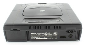 Sega Saturn Console with Controller, AV Cable, Power Cord and Game *Working*