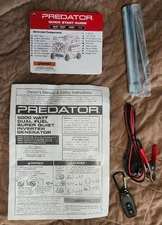 NEW Predator 5000 Watt Generator REMOTE STARTER, Battery Charging Cables, WRENCH