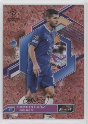 2022-23 Topps Finest UEFA Club Competitions 31/50 Christian Pulisic #76 zg6