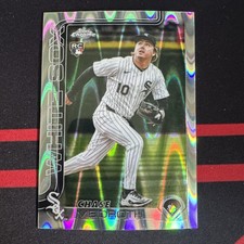 2025 Topps Chrome Update Chase Meidroth RayWave Refractor RC #USC75 White Sox