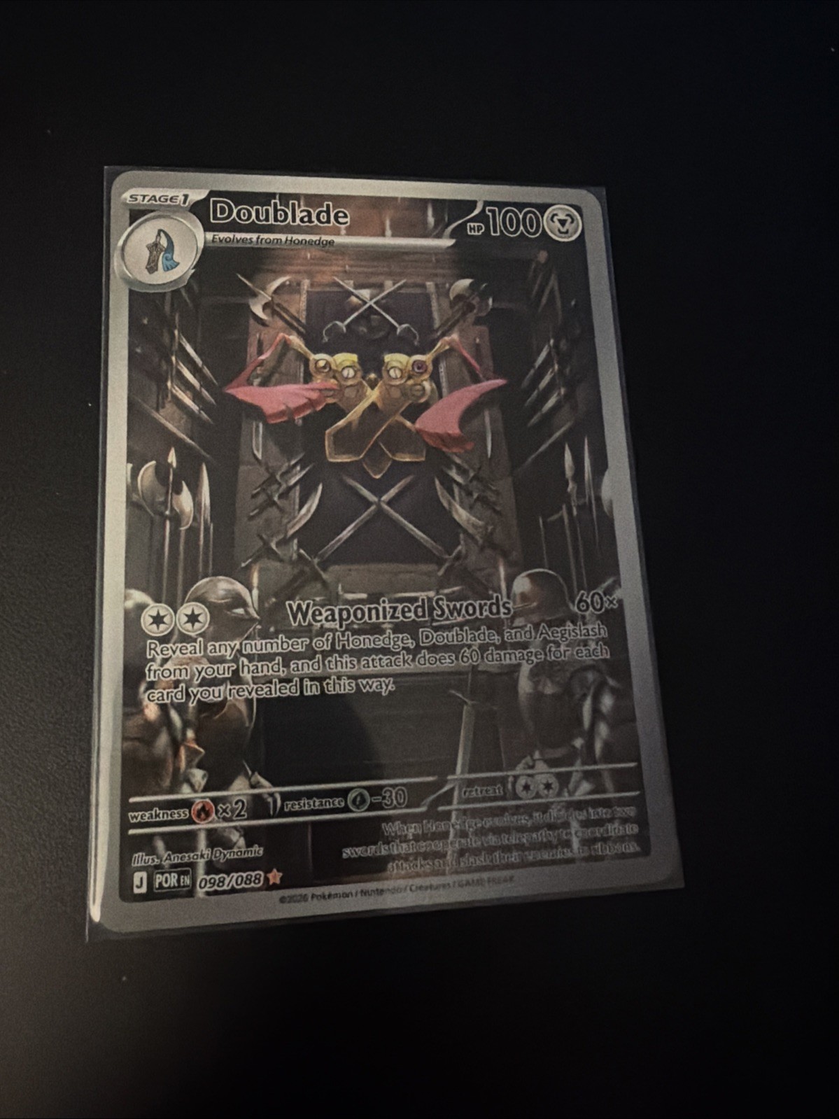 Pokemon TCG Card Doublade 98/88