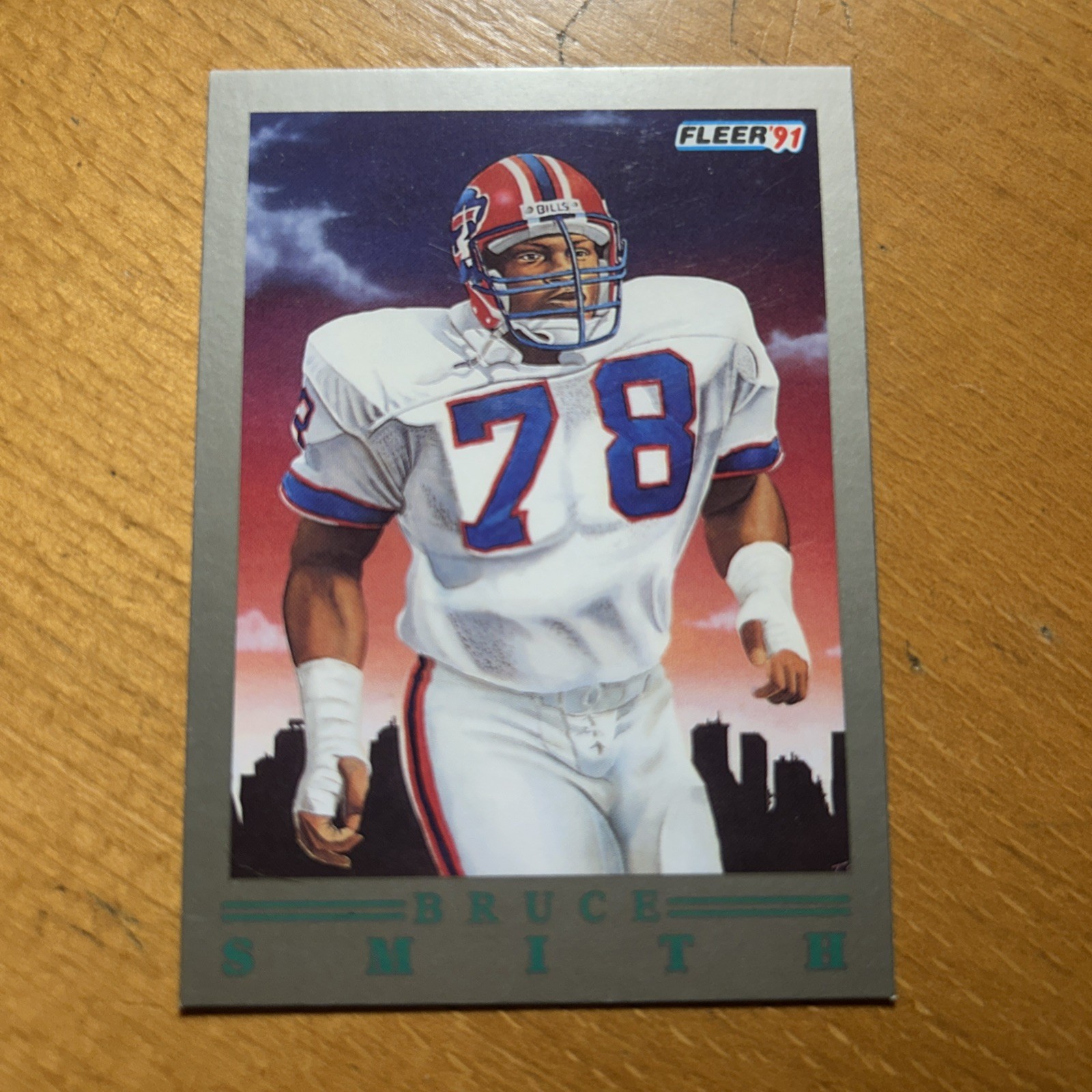 1991 Fleer Football - Pro Visions Bruce Smith #8 Buffalo Bills Pack Fresh NM/MT