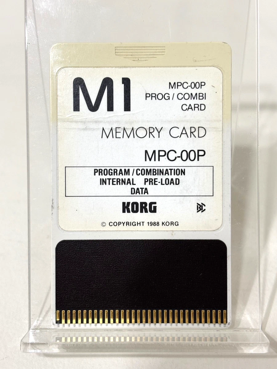 KORG M1 初期音色カード　MPC-00P シンセサイザー Korg M1 for sale - eBay