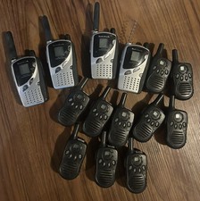 LOT OF 14 Walkie Talkies 2-Way Radios Radio Shack Uniden UNTESTED FOR PARTS READ