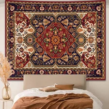 Boho Hippie Wall Tapestry for Bedroom Aesthetic,Bohemian Art Decor,51" X 60"