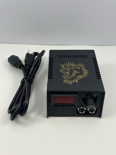 Digital LCD Display Tattoo Power Supply For Tattoo Machine  Black
