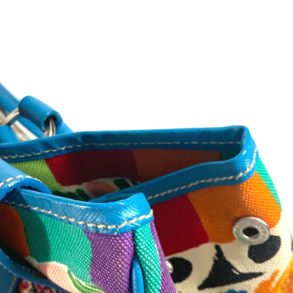 Prada Triangle Logo Plate All Over Pattern Bag Sh… - image 10