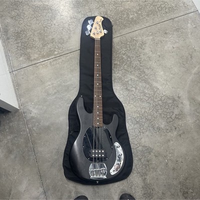 Sterling by Music Man RAY4 Electric Bass Guitar Black w/Gig Bag, Cable, Strap