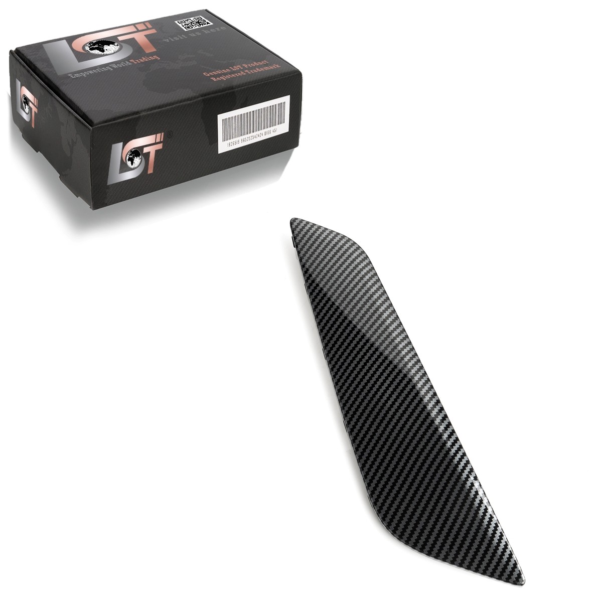 Air Guide Panel Side Wall Fender Left Carbon Look For BMW 5 Series G30 G31