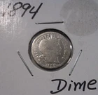 1894 Barber Silver Dime
