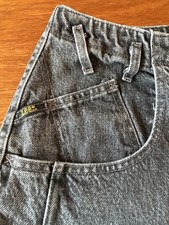 Vintage 80's Lee Mom Jean Acid Wash Style High Waist Tapered Leg 35x31 Sz 18