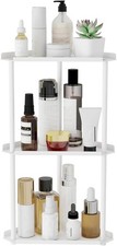 3 Tier Bathroom Counter Organizer, Vanity Organizer Corner Shelf, Skincare