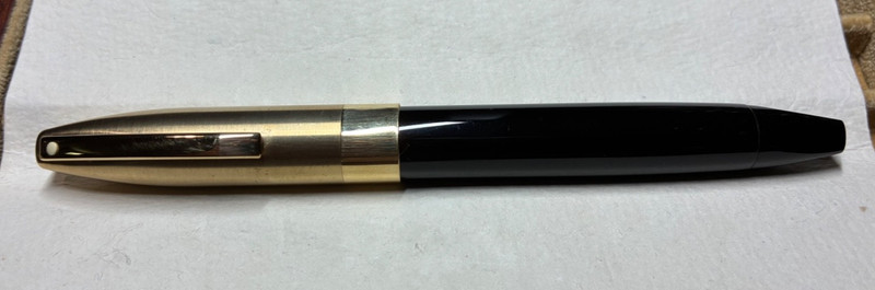 Sheaffer Legacy Brushed Gold Cap Rollerball PFM V Style Oversize Model