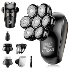 Head Shavers for Bald Men: 5 in 1 Electric Razor - Waterproof Shaving Groomin...