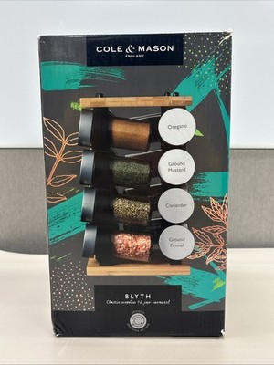 Cole & Mason Blyth 16 Jar Bamboo Spice Rack
