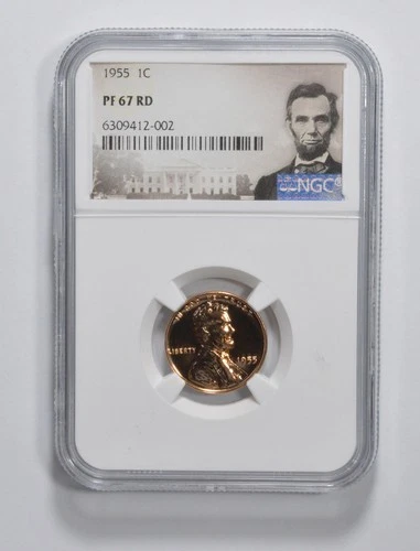 PF67 RD 1955 Lincoln Wheat Cent NGC PR Proof Special Label PR Proof *0914