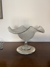 Soffieria La Goccia centro tavolo in vetro Murano e argento 925 mod. Brevettato