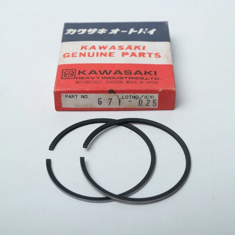 Anillo de pistón de gran tamaño 0,25 apto para Kawasaki G7 KH100 KD100 KE100 KV100 KM100 G5 Foto 2 de 4