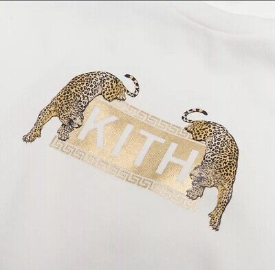 KITH x VERSACE Collection Supreme Jaguar Tee Off White Sz KITH x VERSACE Collection Supreme Jaguar Tee Off White Sz