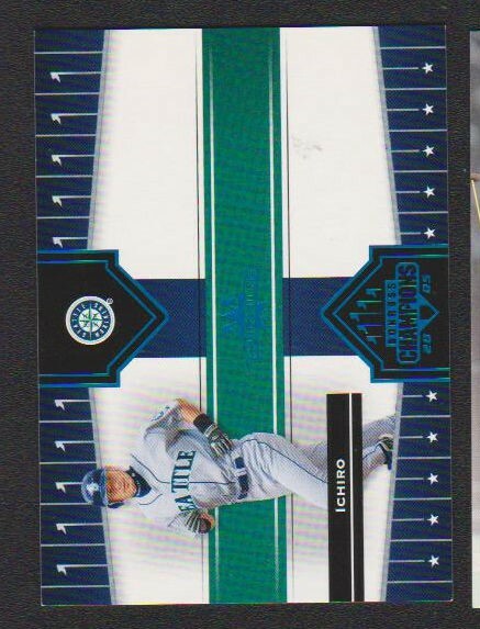 2005 Donruss Champions - Ichiro Suzuki #11 Blue Impressions /100