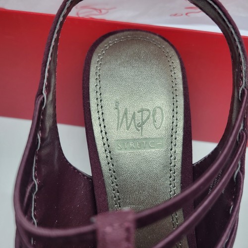 IMPO Women's Vine Stretch Peep Toe 3 Inch Heel Shoes Vine Size 7M NEW IN BOX - Picture 7 of 11