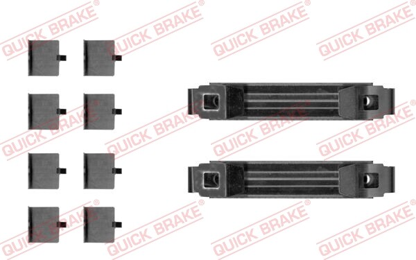 Quick Brake 109-0056 ZubehöRsatz, Scheibenbremsbelag FüR BMW-image
