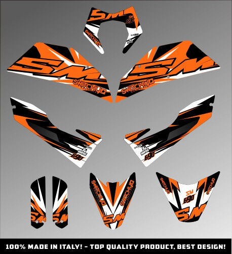 Set ADESIVI GRAFICHE VENTUNO für Motorrad 690 Sm Decals Dekor - Picture 1 of 1