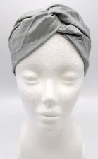 Nike Twist Knot Headband Textured Unisex Adult Particle Grey/White