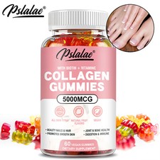 Collagen Gummies 5000mcg - Skin Whitening, Anti-aging - with Biotin, Vitamin C