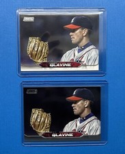2024 Topps Stadium Club Black Foil & Base Foil #87 Tom Glavine Atlanta Braves