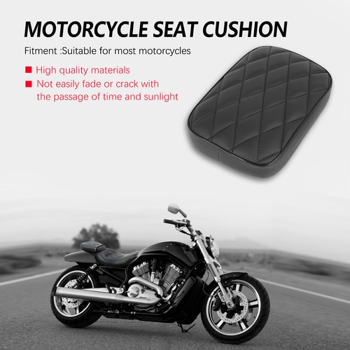 Motorcycle Suction Cup Rear Pillion Passenger Pad Seat For Harley Davidson Dyna - Picture 4 of 11