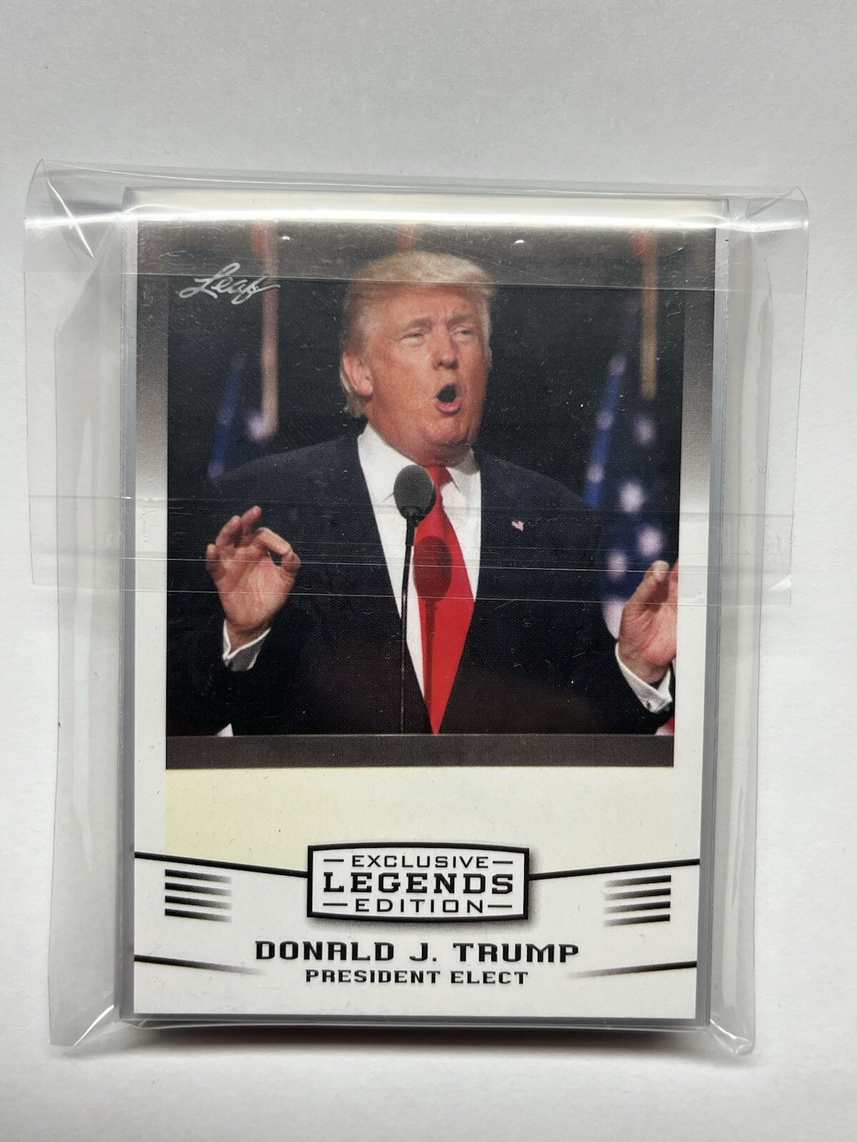 2016 Leaf Legends Exclusive Edition #15 Donald J. Trump President-Elect POTUS 47