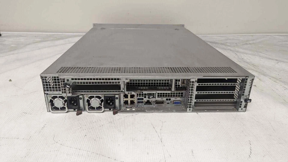 Supermicro 2U X10DRU-i 2x E5-2680 v3 2.5ghz 64gb Ram 480gb SSD 2x GPU *LEER* Foto 2 de 4