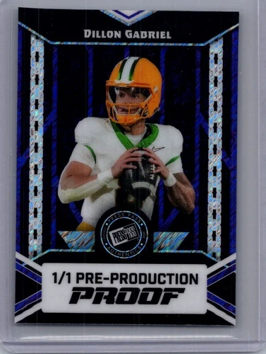 Dillon Gabriel 2024 Leaf Football 1/1 Pre Production Proof