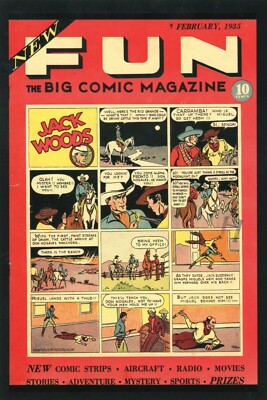 New Fun: The Big Comic Magazine #1, DC Comics Cover Art, Feb 1935 --POSTCARD