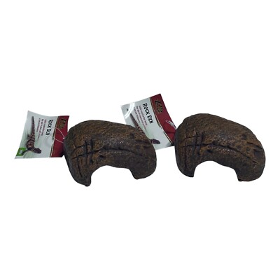 (2) Zilla Decor Rock Den Hideout for Terrariums Small 5.5''L x 4.62''W x 2.25''H
