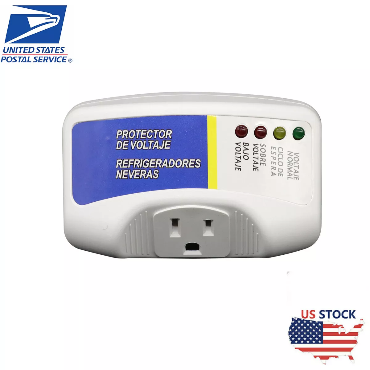 US 120V Voltage Protector Surge Home Refrigerator Appliance Power