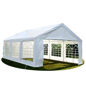 20 X20 Heavy Duty Party Tent Carport Canopy White W Sides
