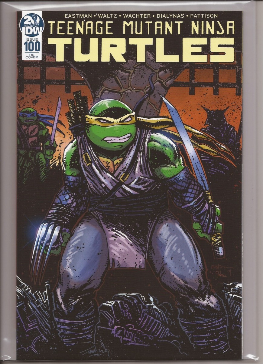 TEENAGE MUTANT NINJA TURTLES #100 - DF EASTMAN VARIANT LIMITED TO