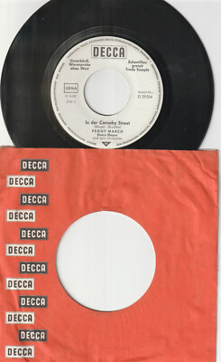 PEGGY MARCH + 1969 + IN DER CARNABY STREET + rare PROMO + Happy-End im Hofbräuha
