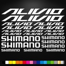 SHIMANO ALIVIO KIT Vinyl Decals Stickers Sheet Bike Frame Cycle Cycling Bicycle