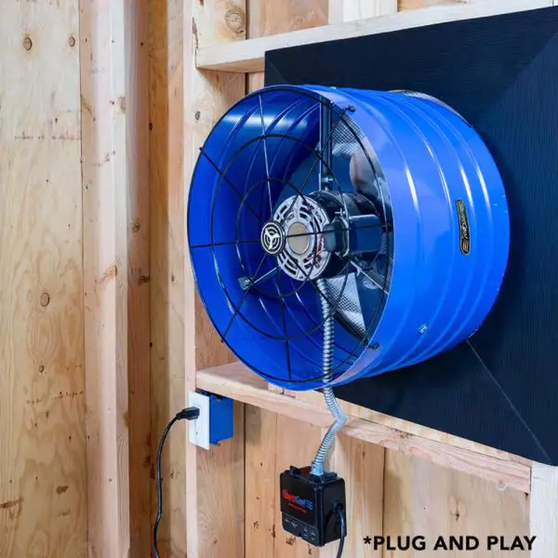 Quietcool Attic Fan Cooler 2-Speed Gable Mount 1945 CFM Smart App