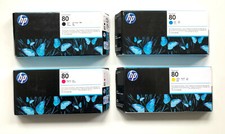 4 x Original Druckkopf HP Nr. 80 Designjet 1050 1055 Plus / C4820A -C4823A SET