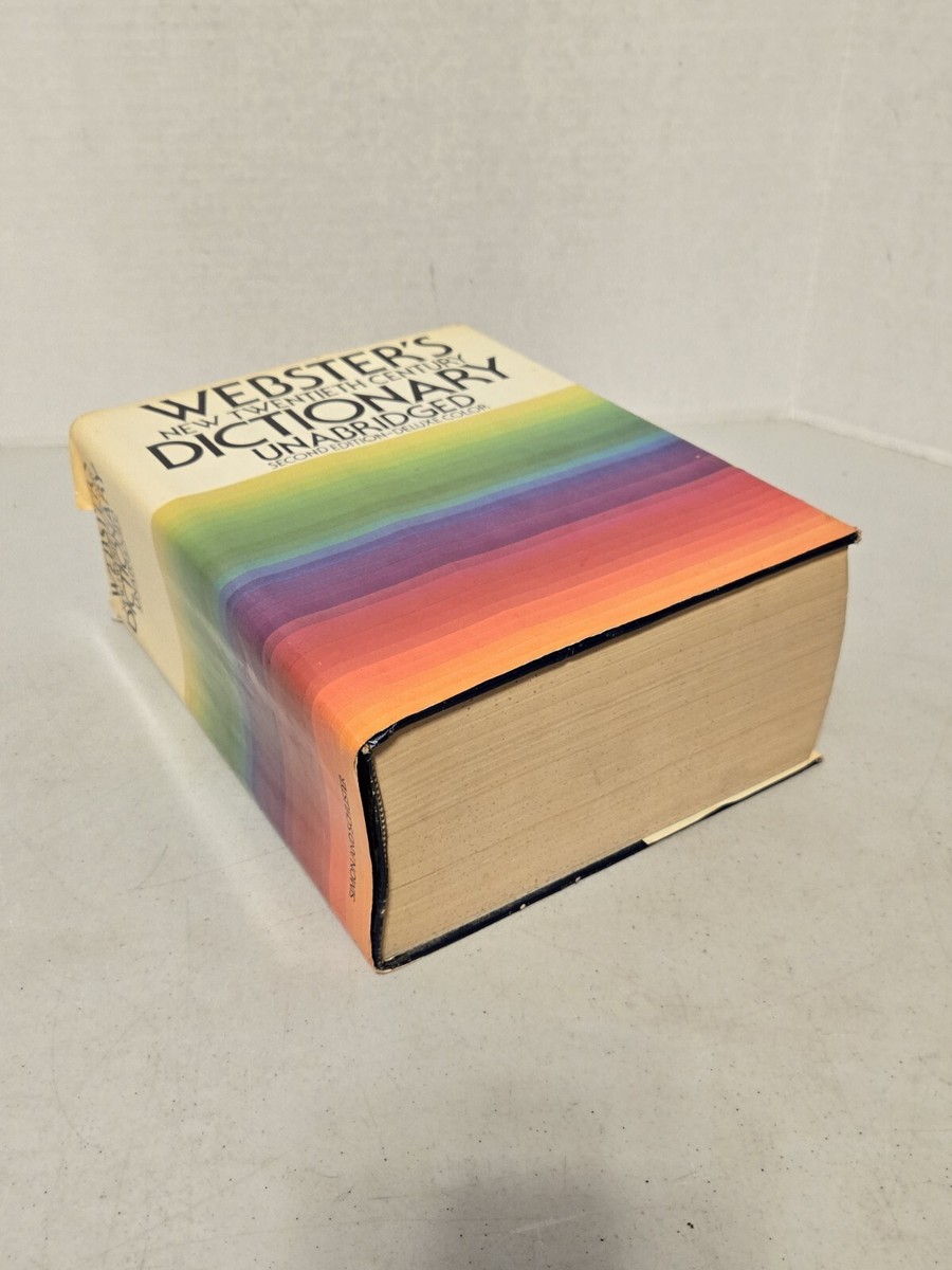 Websters New Twentieth Century Dictionary Unabridged Second