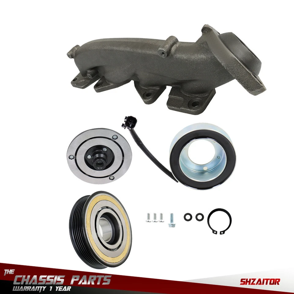 Kit de embrague de compresor de aire acondicionado colector de escape para Ford F-150 2011-2014 5,0 L Foto 4 de 4