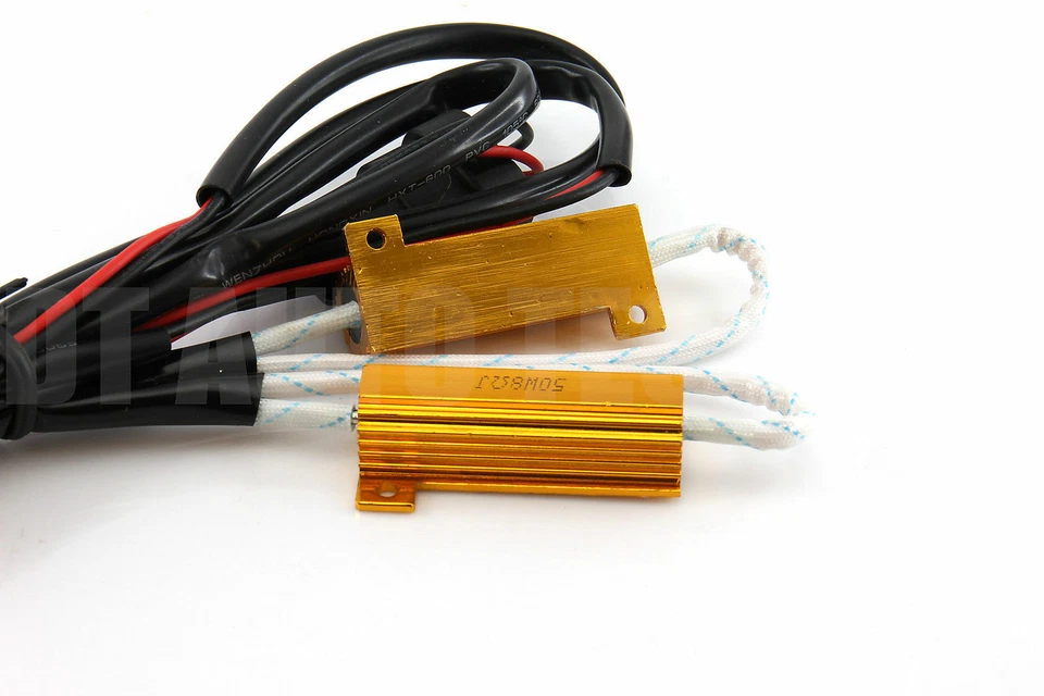 9005 LED DRL Luz Antiniebla Canbus 50W 6Ohm Resistencia de Carga Cableado Cancelador Decodificador  Foto 2 de 3