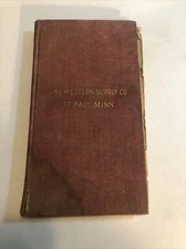 Western Supply Co. Catalog 1910 Hardcover Antique Catalog Supplies Tools