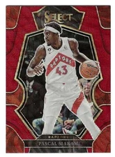 2022-23 Pascal Siakam Panini Select Red Wave Premier - Toronto Raptors