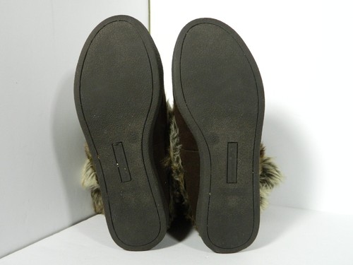 American Eagle DAMENSTIEFEL BRAUN KUNSTWILDLEDER & FELL GRÖSSE 8 - Bild 4 von 7